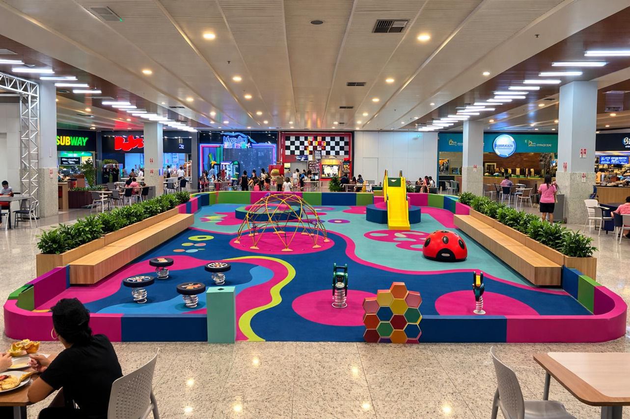 Parque da Cidinha reabre de cara nova em shopping de Aparecida de Goiânia com diversão gratuita para as famílias