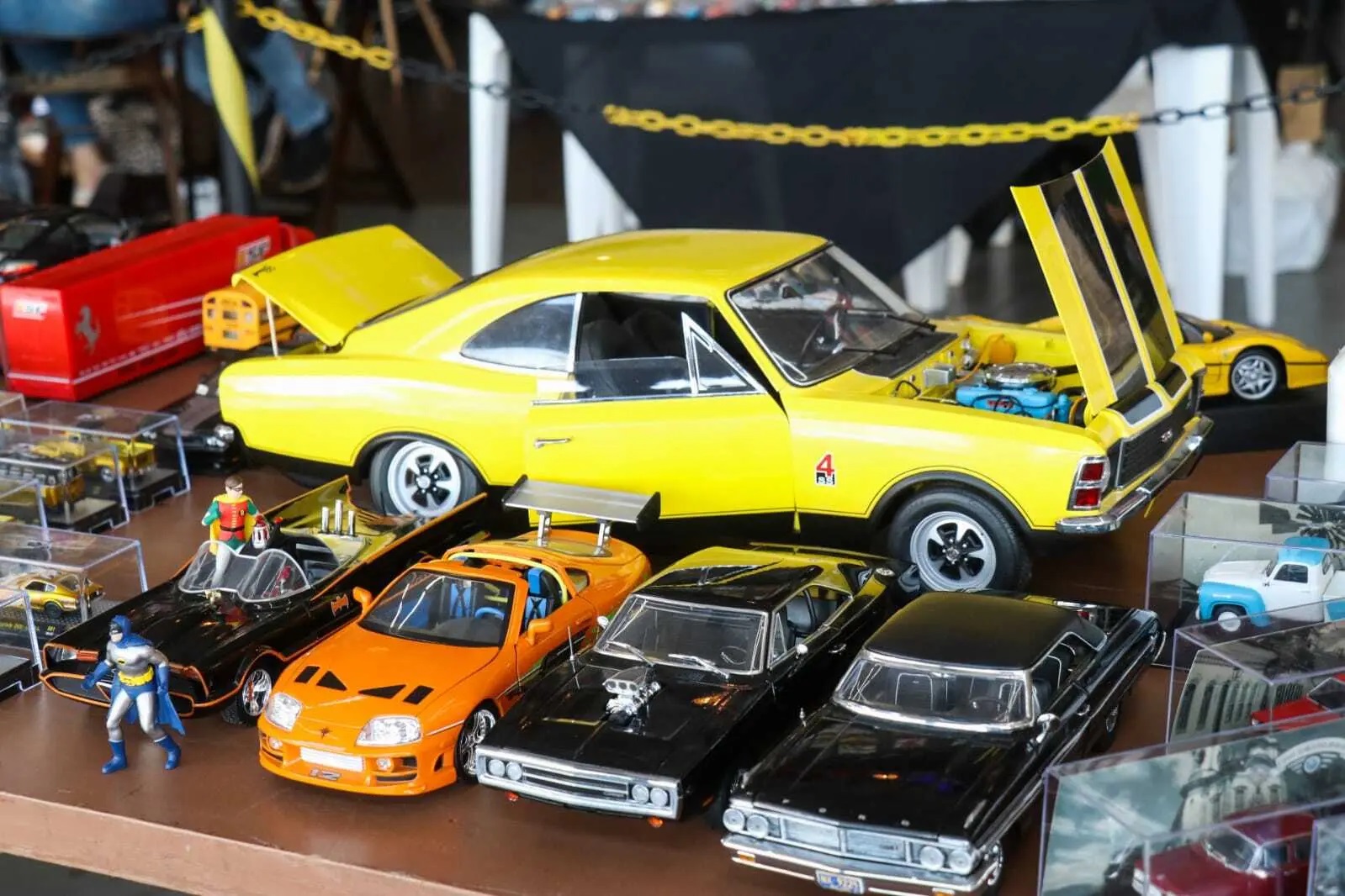Exposição gratuita de miniaturas de carros neste fim de semana em Aparecida de Goiânia